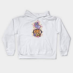 Spooky cat Kids Hoodie